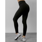 Легинсы для фитнеса женские, размер 42-46, цвет чёрный - Фото 14