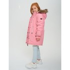 Парка зимняя для девочки, рост 110 см, цвет розовый - Фото 12