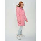 Парка зимняя для девочки, рост 110 см, цвет розовый - Фото 3