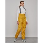 Полукомбинезон женский зимний, размер 44, цвет горчичный - Фото 3