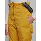 Полукомбинезон женский зимний, размер 50, цвет горчичный - Фото 17