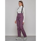 Полукомбинезон женский зимний, размер 42, цвет тёмно-бордовый - Фото 14