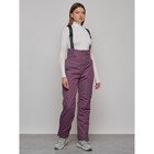 Полукомбинезон женский зимний, размер 42, цвет тёмно-бордовый - Фото 15