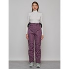 Полукомбинезон женский зимний, размер 42, цвет тёмно-бордовый - Фото 17