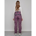 Полукомбинезон женский зимний, размер 42, цвет тёмно-бордовый - Фото 20