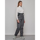 Полукомбинезон женский зимний, размер 42, цвет тёмно-серый - Фото 7