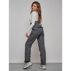 Полукомбинезон женский зимний, размер 48, цвет тёмно-серый - Фото 15