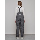 Полукомбинезон женский зимний, размер 48, цвет тёмно-серый - Фото 4