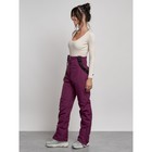 Полукомбинезон женский зимний, размер 46, цвет тёмно-фиолетовый - Фото 20