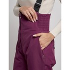 Полукомбинезон женский зимний, размер 46, цвет тёмно-фиолетовый - Фото 10