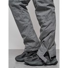 Полукомбинезон мужской горнолыжный утепленный, размер 56, цвет серый - Фото 13
