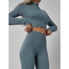 Спортивный костюм женский, размер 42, цвет бирюзовый - Фото 15