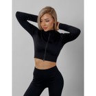 Спортивный костюм женский, размер 46, цвет чёрный - Фото 13