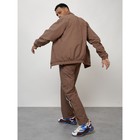 Спортивный костюм мужской, размер 56, цвет коричневый - Фото 16