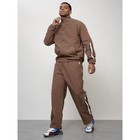 Спортивный костюм мужской, размер 56, цвет коричневый - Фото 10