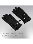 Перчатки РОСКОСМОС х ONLYTOP, р. S-M, чёрные - Фото 3