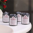 Набор свечей - цилиндров, 4х5 см, набор 4 шт, черная - фото 24671935