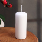 Набор свечей - цилиндров, 5х11,5 см, набор 2 шт, белая - Фото 3