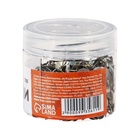 Кнопки канцелярские 12 мм, 300 штук, серебристые, в пластиковой тубе - Фото 5