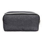 Пенал школьный Calligrata, мягкий, 3 отделения, 130×210×100 мм, объёмный, серый - Фото 4