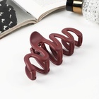 Краб для волос "Арпи" волна, 10,5 см, микс (12 шт) - фото 809232071