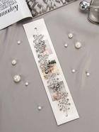 Аксессуар для волос «Холли», листочки, 22 см, серебро - фото 50214403