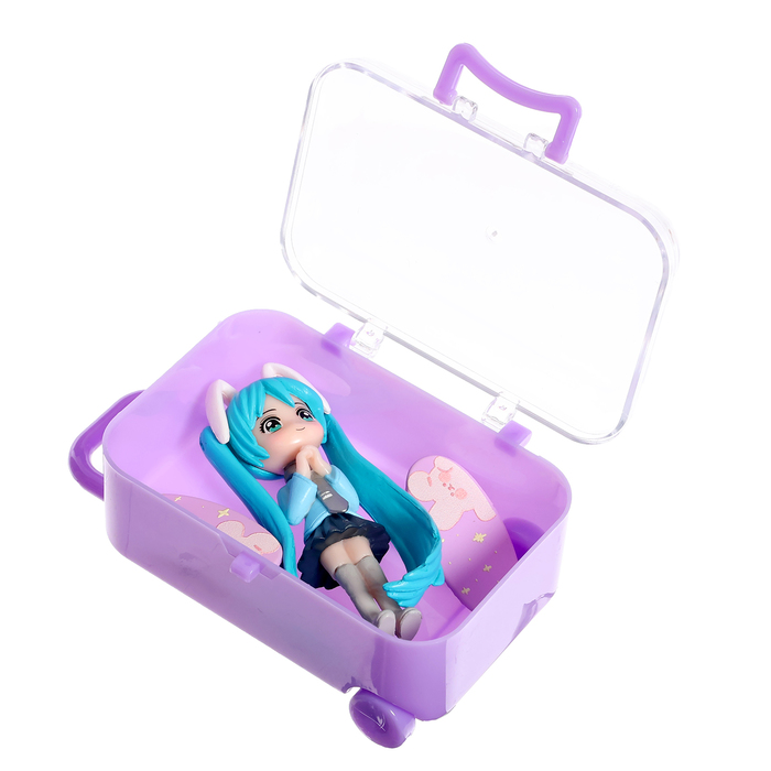 Кукла-сюрприз «Малышка Юкки», в чемодане, с заколками, МИКС