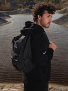 Рюкзак текстильный РОСКОСМОС х ONLYTOP, 42×28.5×14, с карманами, чёрный - Фото 6