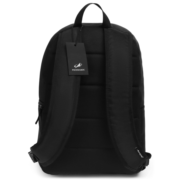 Рюкзак текстильный ONLYTOP «Роскосмос», с карманами, цвет чёрный