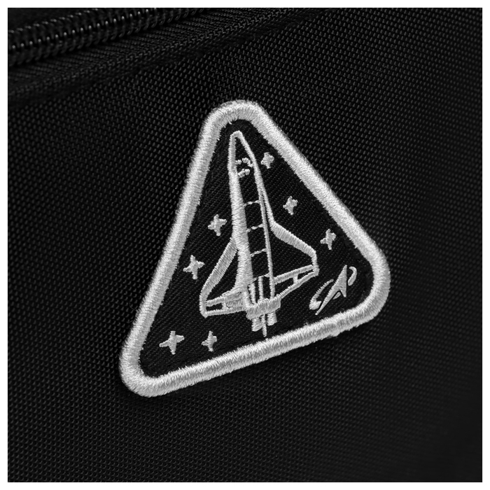 Рюкзак текстильный ONLYTOP «Роскосмос», с карманами, цвет чёрный