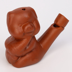 Свистулька керамическая «Свинка» для росписи 3×6×5.2 см - Фото 3