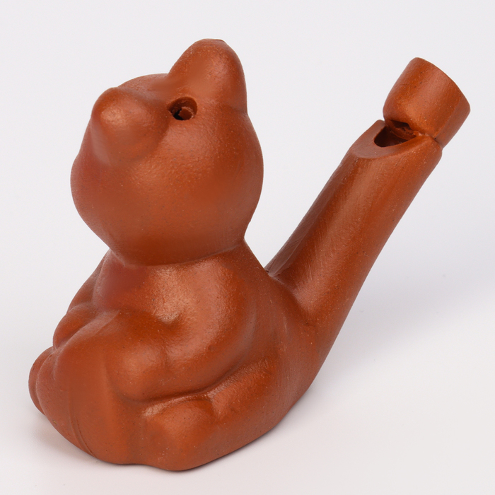Свистулька керамическая «Мишка» для росписи 3,5 × 6,5 × 5,5см