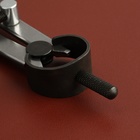 Кронциркуль для кожи, разметочный, 100 мм, 15 × 8 см, цвет серебряный/чёрный - Фото 3