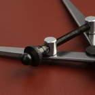 Кронциркуль для кожи, разметочный, 100 мм, 15 × 8 см, цвет серебряный/чёрный - Фото 4