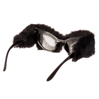 Карнавальные очки «Меховые», цвет чёрный - Фото 3