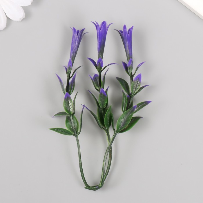 Искусственное растение для творчества "Гиппеастриум" набор 6 шт фиолетовый 11,5 см
