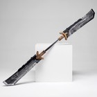 Сувенирное оружие "Двухклинковый меч Таноса", 108см, разборный, пенополистирол - фото 321495559