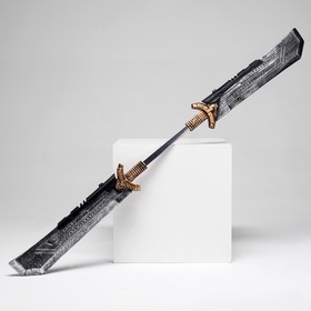 Сувенирное оружие "Двухклинковый меч Таноса", 108см, разборный, пенополистирол