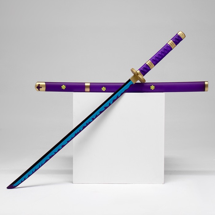 Сувенирное оружие "Катана Энма" 102 см, фиолетовая, пенополистирол - Фото 1