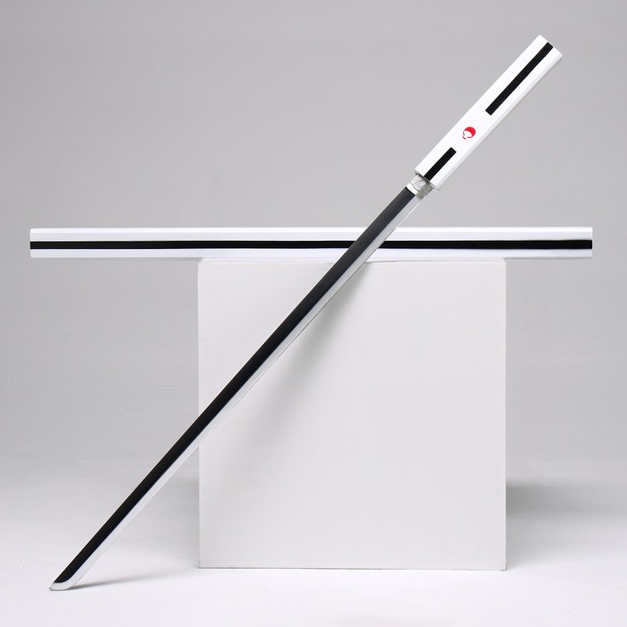 Сувенирное оружие "Катана Нару" 96 см, белая с черным, пенополистирол - Фото 1
