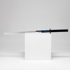 Сувенирное оружие "Катана Севена" 105 см, рельефный клинок, черная рукоять, пенополистирол - Фото 2