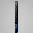 Сувенирное оружие "Катана Севена" 105 см, рельефный клинок, черная рукоять, пенополистирол - Фото 3