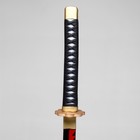Сувенирное оружие "Катана Шусу" 105 см, черная с красным, пенополистирол - Фото 4