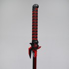 Сувенирное оружие "Катана Гэндзи" 108 см, черная с красным, пенополистирол - Фото 4