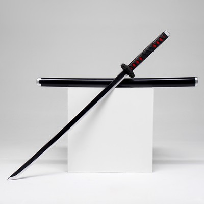 Сувенирное оружие "Катана Танзи" 102 см, черная, пенополистирол