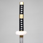 Макет оружия «Сувенирная катана Ло», 102 см, чёрная с белыми крестами, пенополистирол - Фото 4