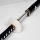 Макет оружия «Сувенирная катана Ло», 102 см, чёрная с белыми крестами, пенополистирол - Фото 5