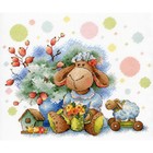 Набор для вышивания «Кучерявая овечка» 17 × 20 см - фото 25855476