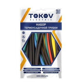 Набор трубок термоусадочных 2/1 100мм 21шт (7 цветов по 3шт) TOKOV ELECTRIC TKE-THK-2-0.1-7С 1040475