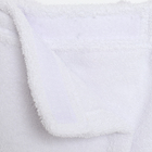 Полотенце (Парео) 70х150, цв. белый, махра, 400г/м, хл 100% - фото 9655897